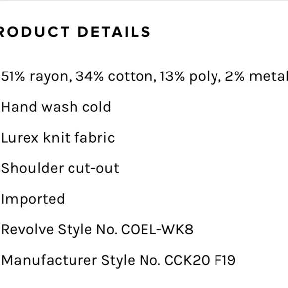 Camila Coelho Cream One-Shoulder Sweater - Bexley - Picture 6 of 6